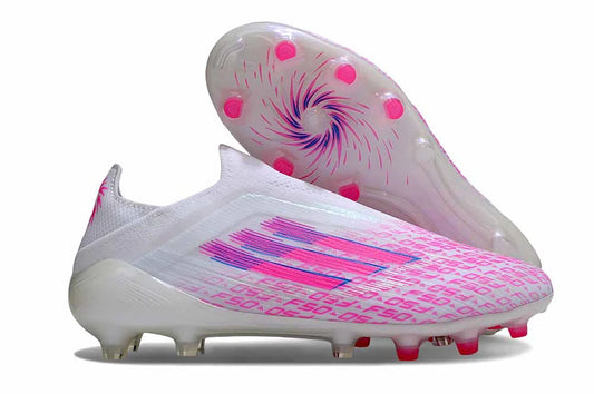 Adidas F50 Elite Laceless FG 2025 ROZE/WIT