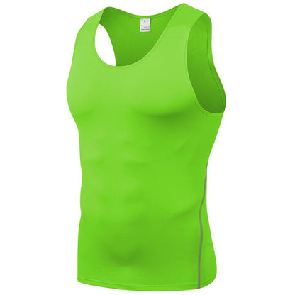 Sports PRO Men's Training Tight Vest Basketball Fitness Running Quick-drying Vest Clothes