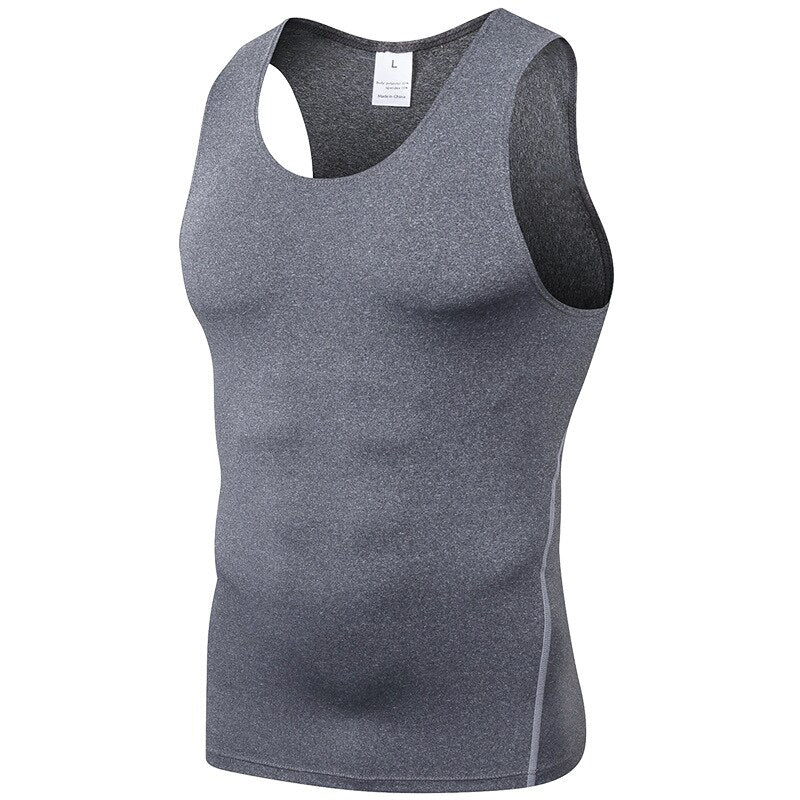 Sports PRO Men's Training Tight Vest Basketball Fitness Running Quick-drying Vest Clothes