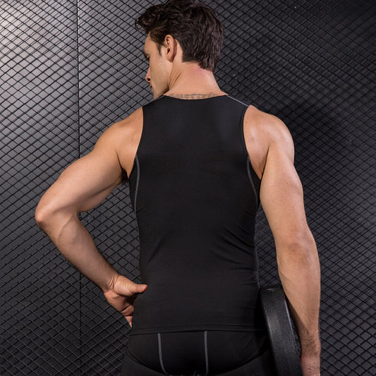 Sports PRO Men's Training Tight Vest Basketball Fitness Running Quick-drying Vest Clothes
