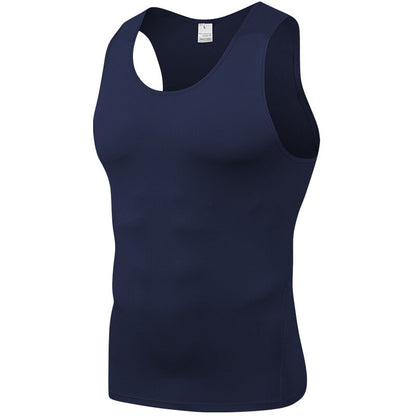 Sports PRO Men's Training Tight Vest Basketball Fitness Running Quick-drying Vest Clothes