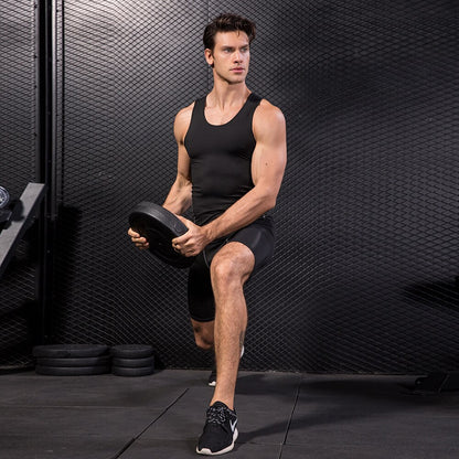 Sports PRO Men's Training Tight Vest Basketball Fitness Running Quick-drying Vest Clothes