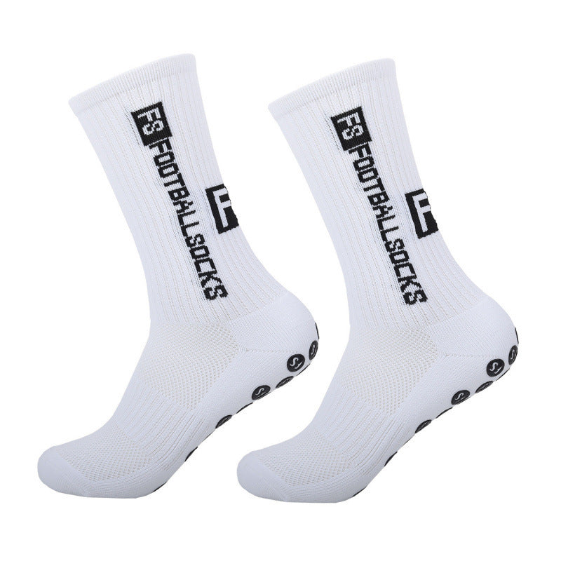 calcetines deportivos antideslizantes blancos
