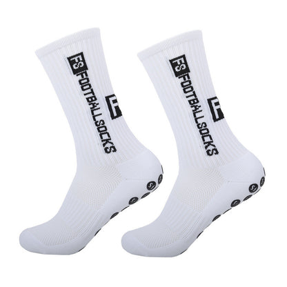 calcetines deportivos antideslizantes blancos