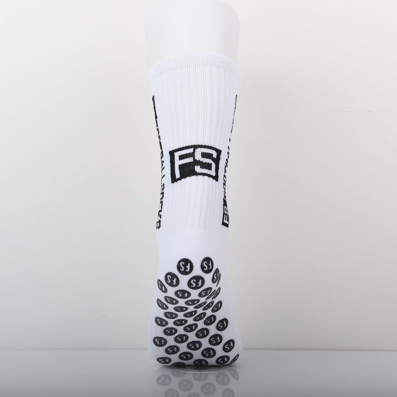 calcetines deportivos antideslizantes blancos