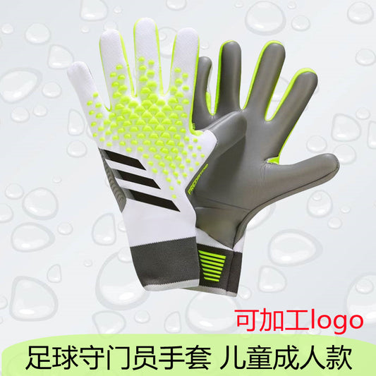 Factory Supply New Soccer Goalkeeper Gloves Thickened Non-Slip Latex Goalkeeper Gloves Kids Adult Gloves