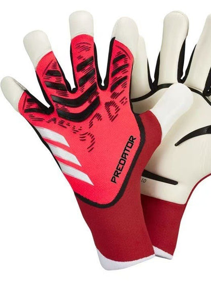 New high matching natural latex half pipe finger reverse bag wear-resistant breathable football gloves professional goalkeeper gloves