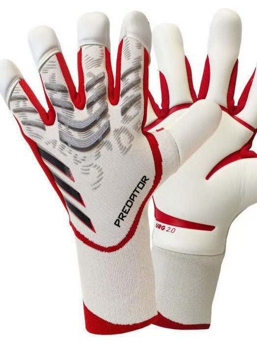Guantes de portero profesionales de fútbol de látex natural de alta combinación de medio tubo, bolsa inversa para dedos, resistentes al desgaste y transpirables