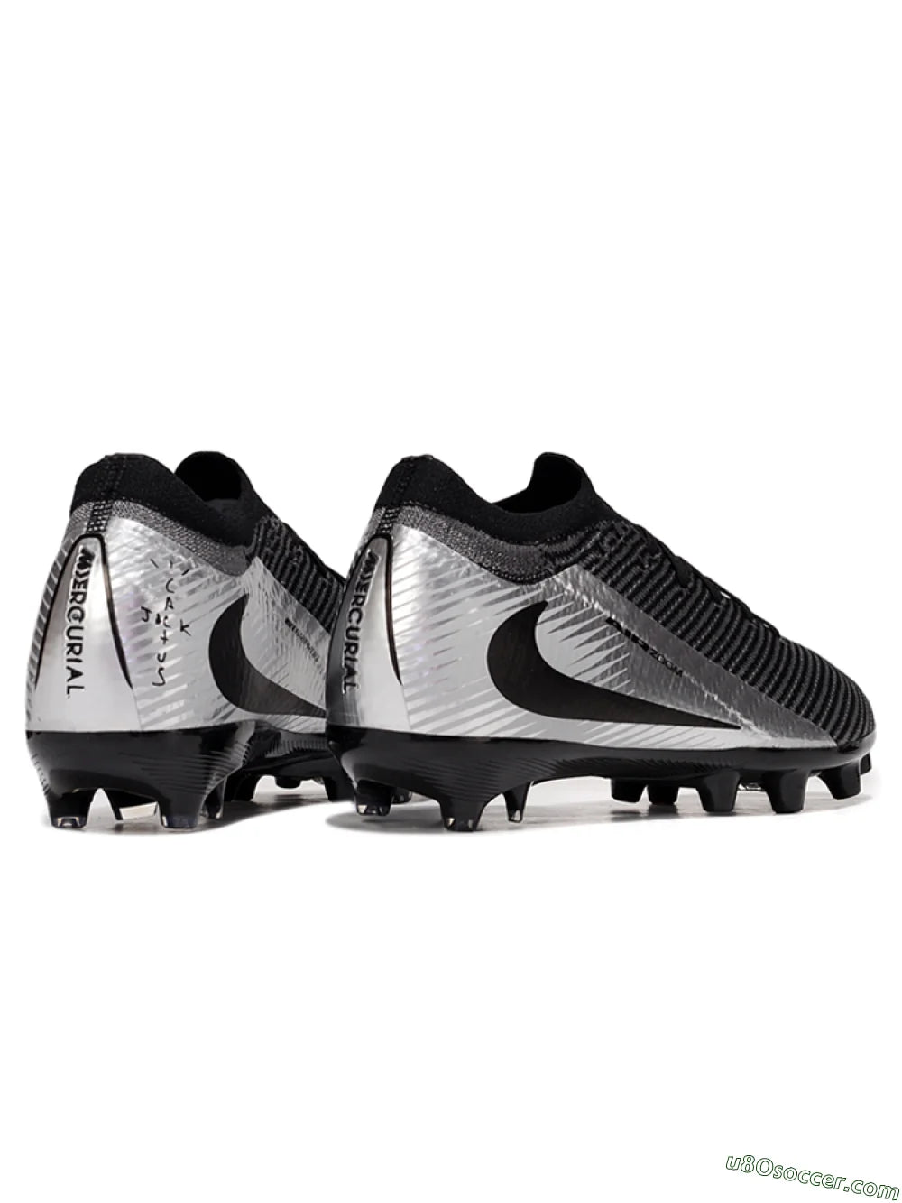 Botas de fútbol Nike Air Zoom Mercurial Vapor 16 Elite AG para césped artificial - Negro/Gris/Plata