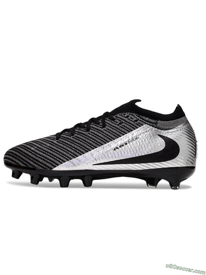 Botas de fútbol Nike Air Zoom Mercurial Vapor 16 Elite AG para césped artificial - Negro/Gris/Plata