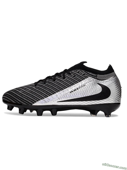 Botas de fútbol Nike Air Zoom Mercurial Vapor 16 Elite AG para césped artificial - Negro/Gris/Plata